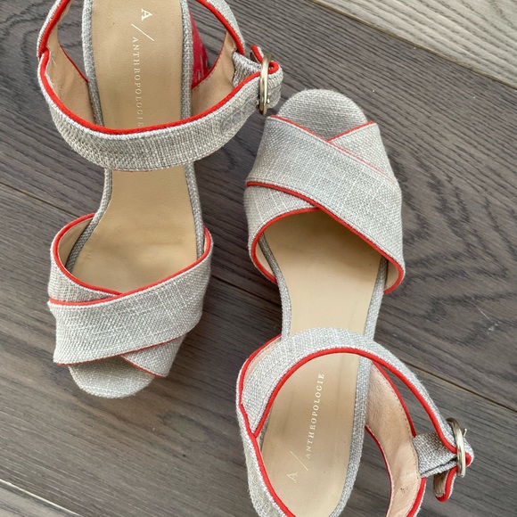 Anthropologie Brand Platforms sz 9 - Picture 3 of 7